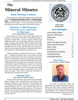 MSDC Feb 2021 Newsletter.Pdf