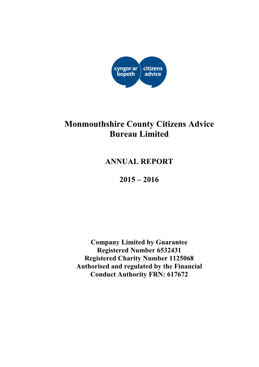 Monmouthshire County Citizens Advice Bureau Limited