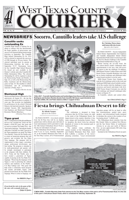 Socorro, Canutillo Leaders Take ALS Challenge