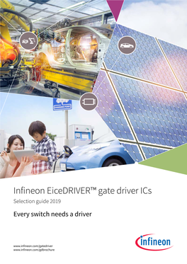 Infineon Eicedriver™ Gate Driver Ics Selection Guide 2019