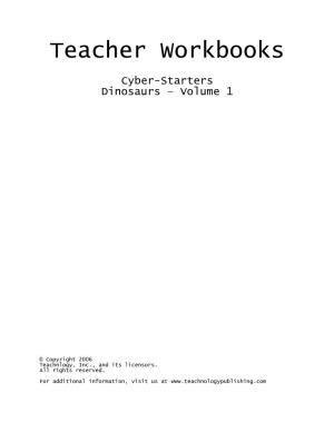 Teacher Workbooks