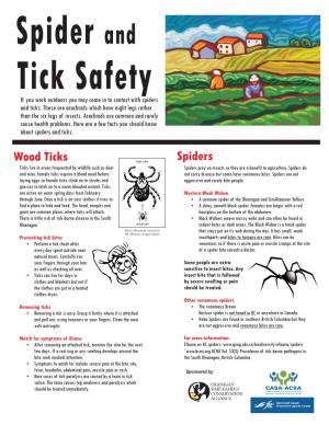 Spider & Wood Tick Poster