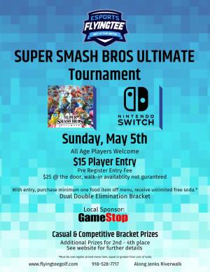 E-Tournament Flyer & Forms Super Smash Brothers
