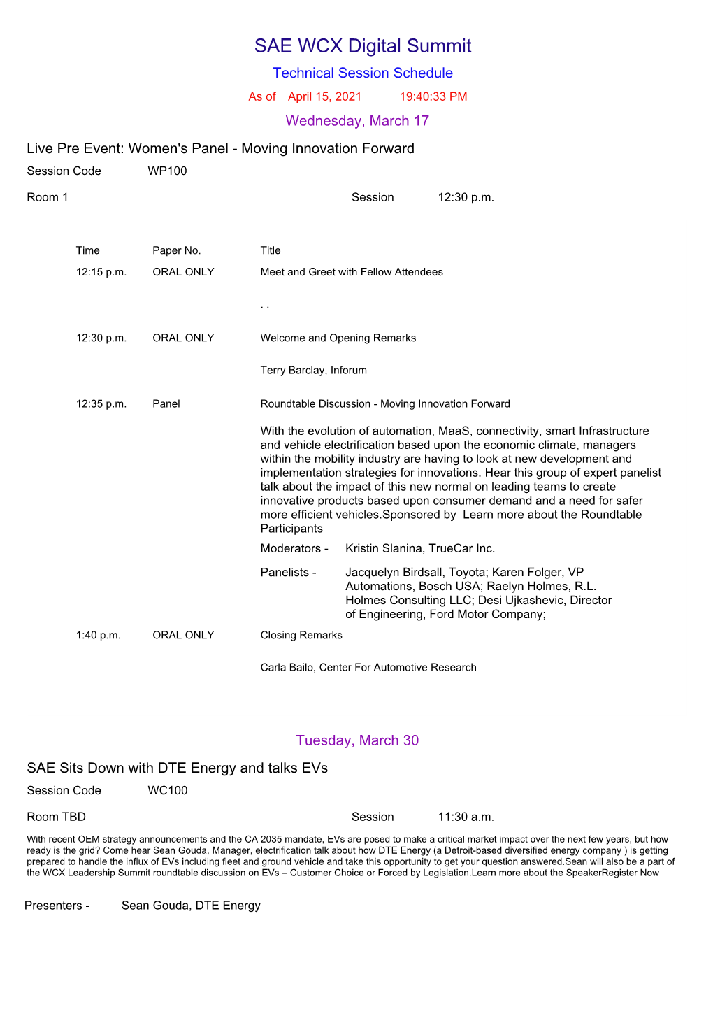 SAE WCX Digital Summit