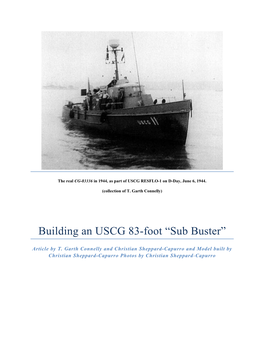 Building an USCG 83-Foot “Sub Buster”
