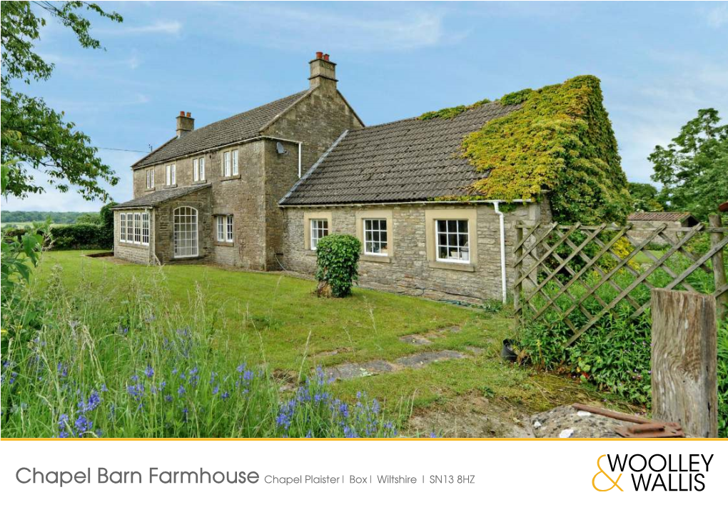 Chapel Barn Farmhouse Is in Council Tax Band F