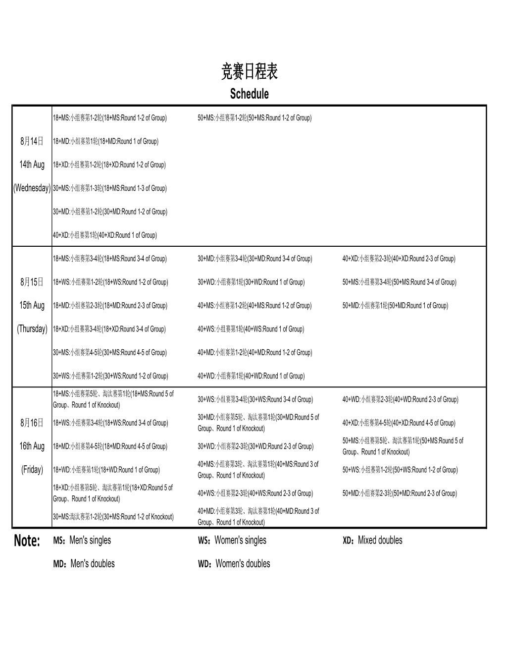 Badminton Scheduling and Pooling-8.3(?)