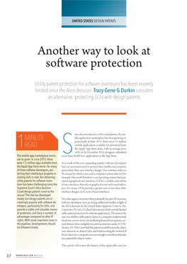 Another Way to Look at Software Protection