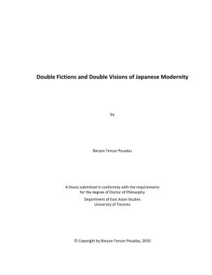 Double Fictions and Double Visions of Japanese Modernity