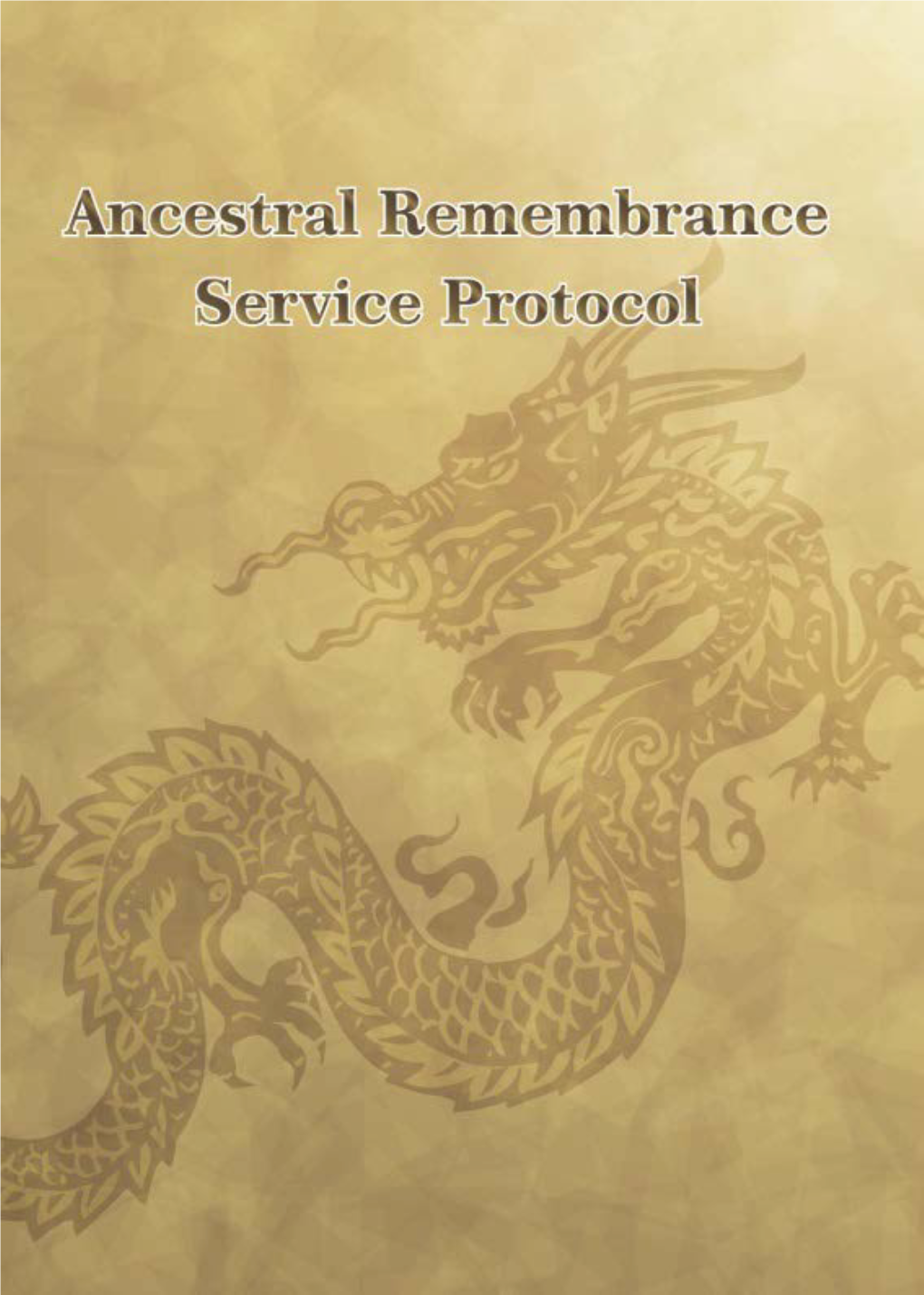 Ancestral Remembrance Service Reading