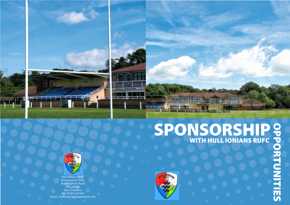 Sponsorship Brochure 2017