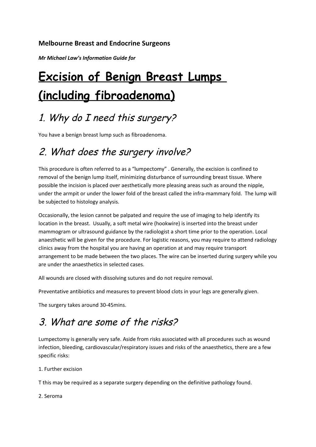 Melbourne Breast and Endocrine Surgeons