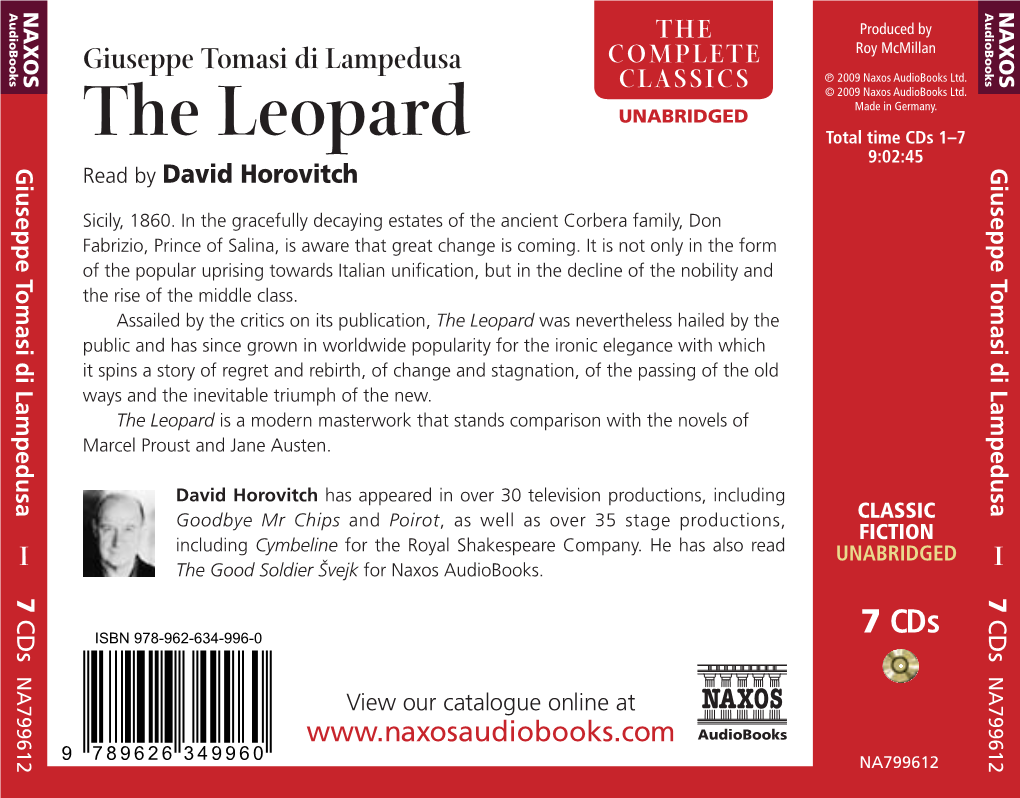 The Leopard Osaudiobooks