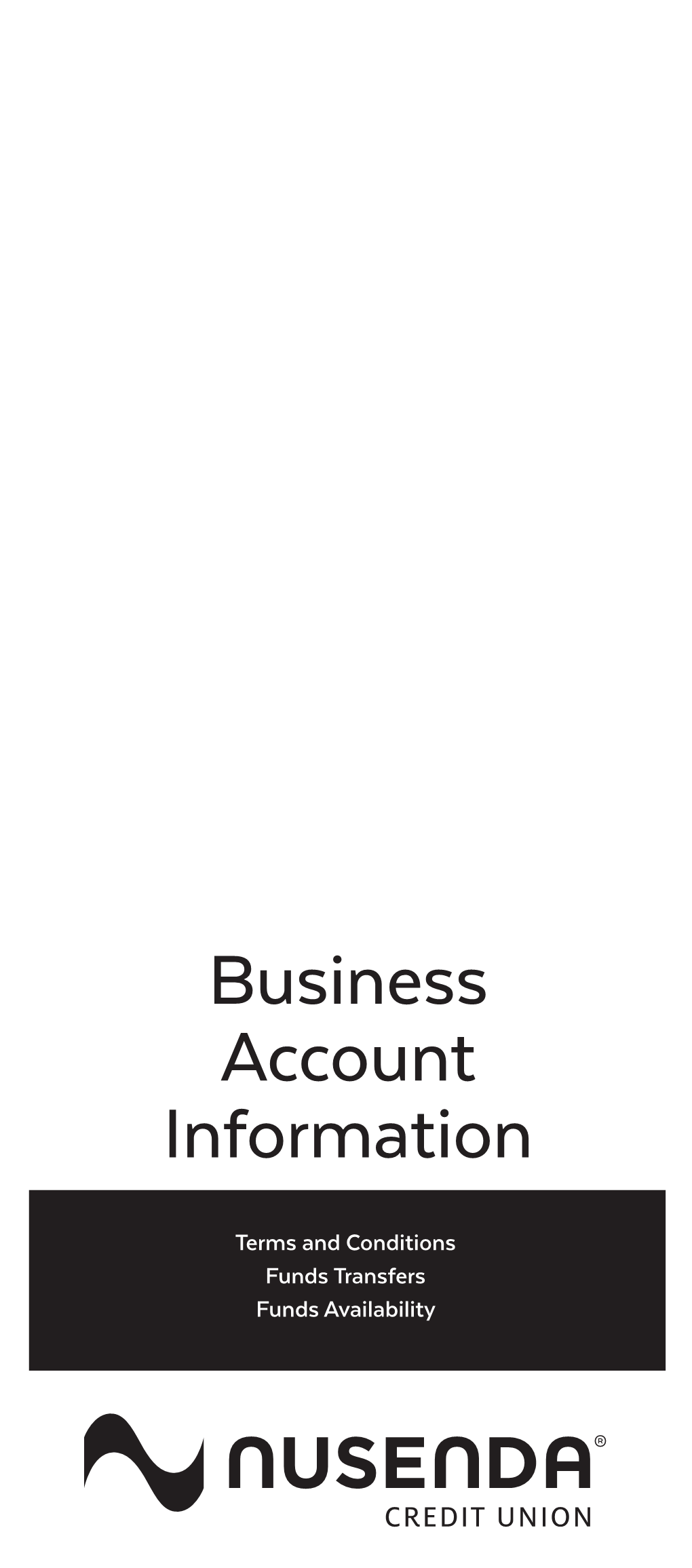 Business Account Information