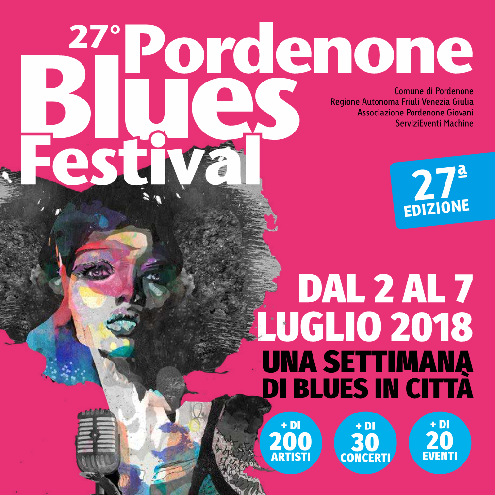 Dal 2 Al 7 Luglio 2018 Una Settimana Di Blues in Città