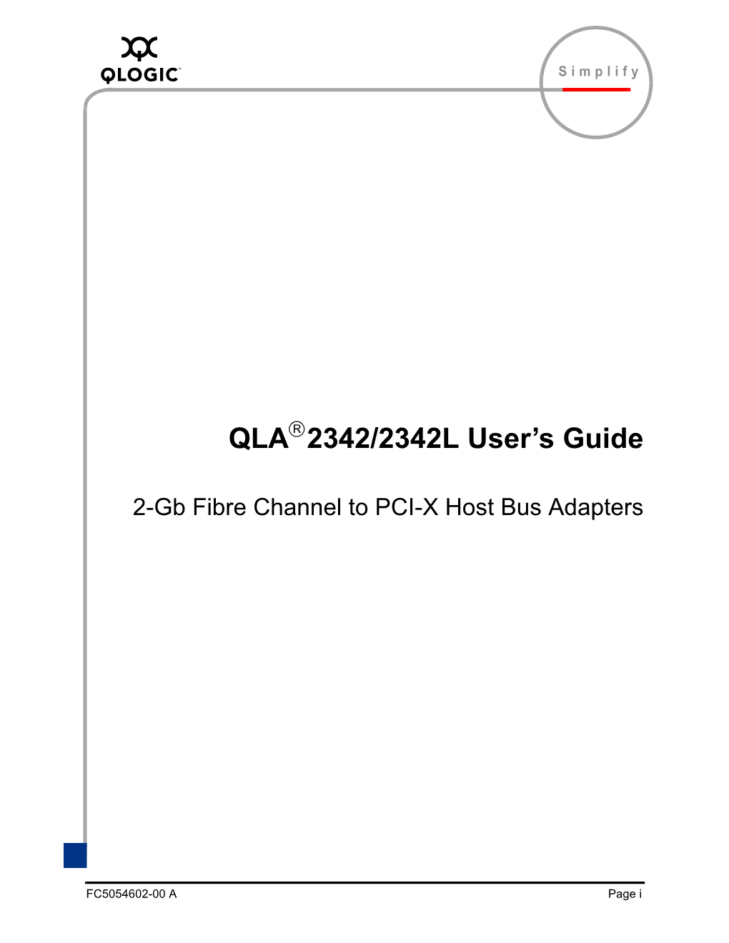 QLA 2342/2342L User's Guide