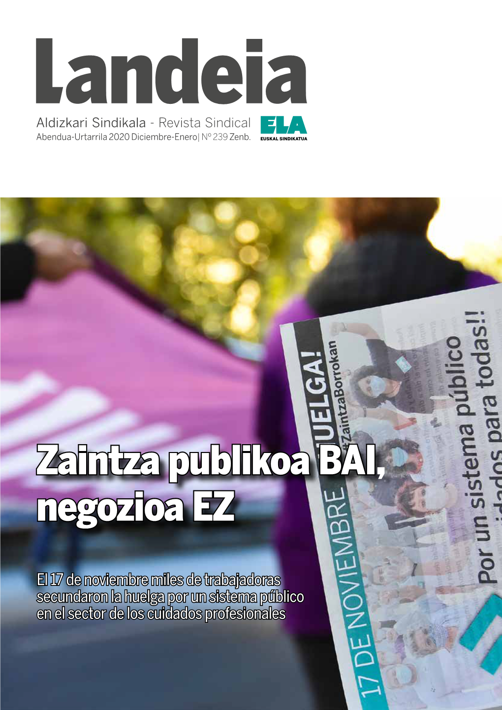 Zaintza Publikoa BAI, Negozioa EZ