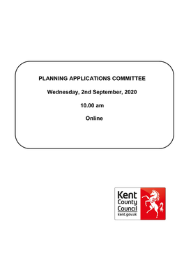 (Public Pack)Agenda Document for Planning Applications Committee, 02/09/2020 10:00