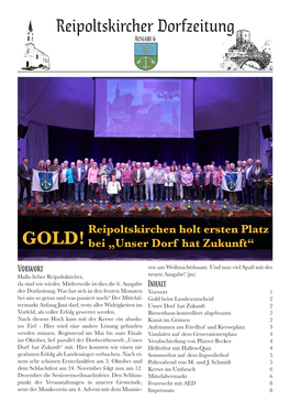 Reipoltskircher Dorfzeitung GOLD!
