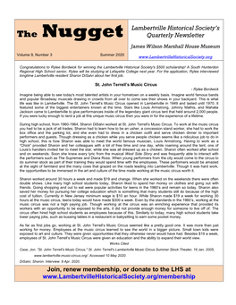 The Nugget Quarterly Newsletter