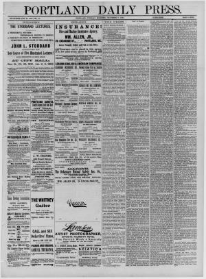 Portland Daily Press: October 17,1881