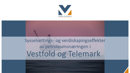 Vestfold Og Telemark FORORD