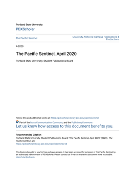 The Pacific Sentinel, April 2020