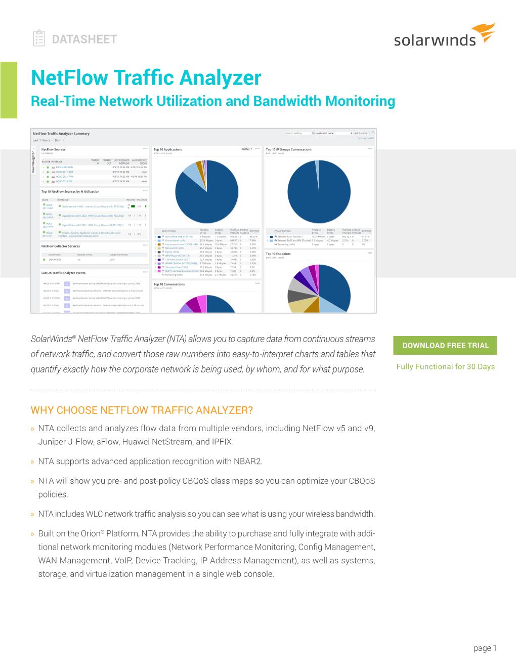 Netflow Traffic Analyzer Real-Time Network Utilization and Bandwidth Monitoring