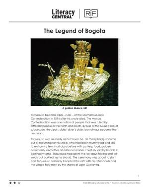 The Legend of Bogota by Mariordo (Mario Robertoby Mariordo Durán Ortiz)Via Wikimedia (Own Work) Commons