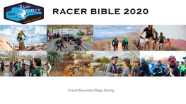 Racer Bible 2020