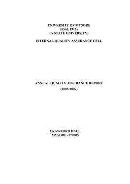 IQAC Report 2008-09