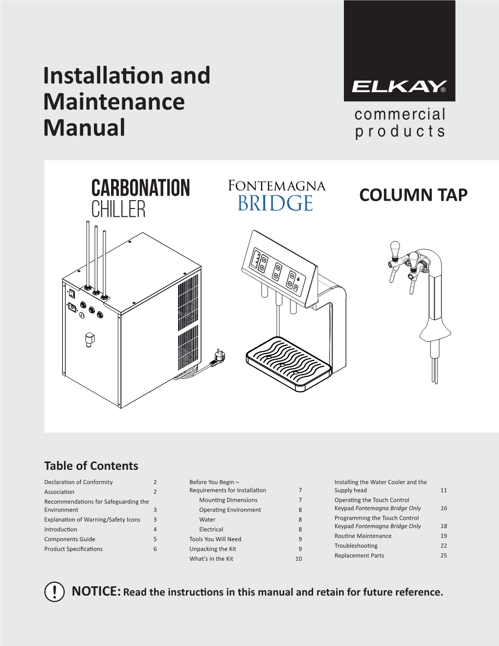 Installation and Maintenance Manual