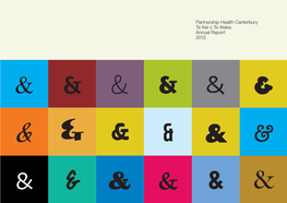 Partnership Health Canterbury PHO Annual Report 2012