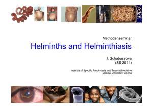 Helminths and Helminthiasis