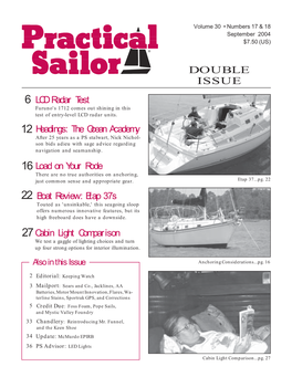 Practical Sailor 09/2004 “Load on Your Rode”