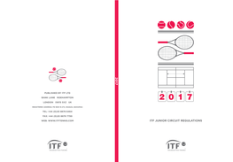 Itf Junior Circuit Regulations