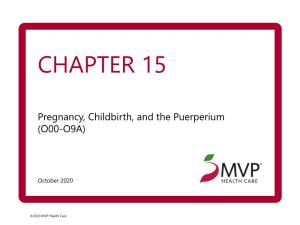 Chapter 15: Pregnancy, Childbirth, and the Puerperium