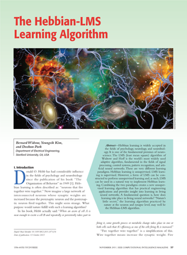 The Hebbian-LMS Learning Algorithm