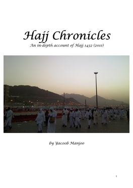 Hajj Chronicles (PDF)