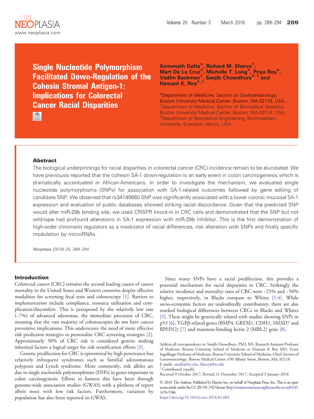 Single Nucleotide Polymorphism Facilitated Downregulation of The