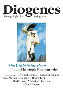 The World in the Head the Debut by Christoph Poschenrieder