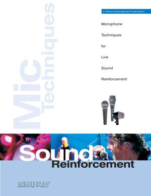 Sound Reinforcement