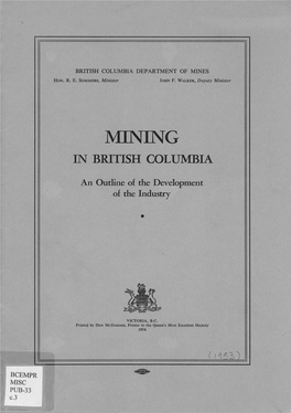 Mining in British Columbia