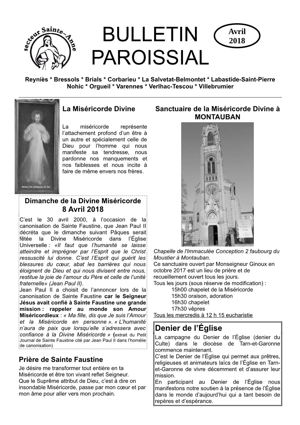 Bulletin Paroissial