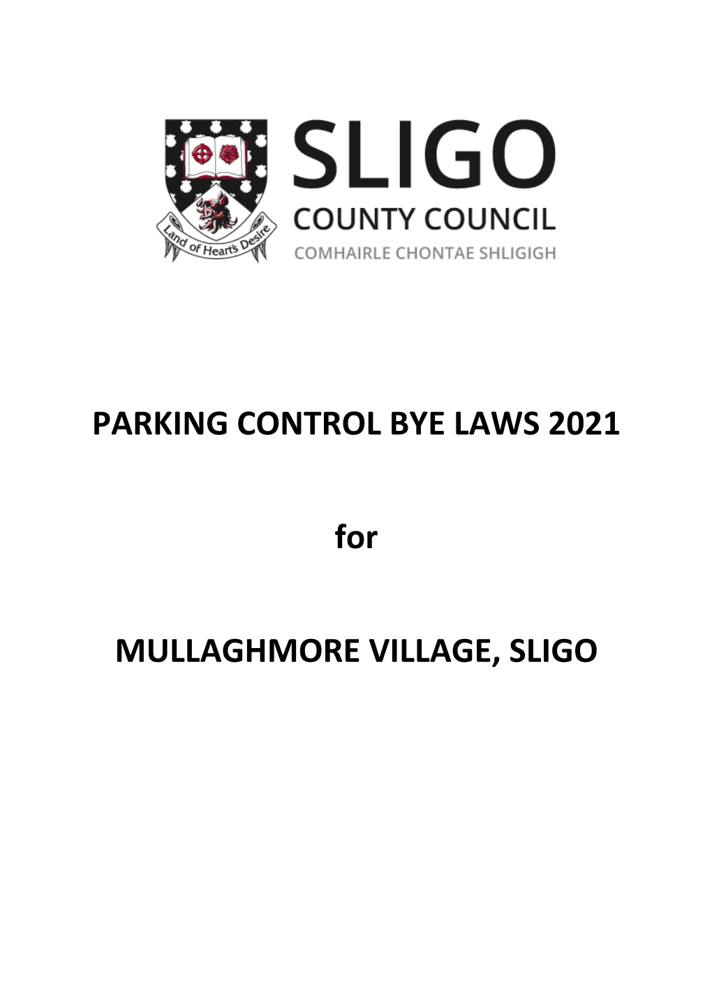 (Mullaghmore Village) Parking Control Bye-Laws 2021