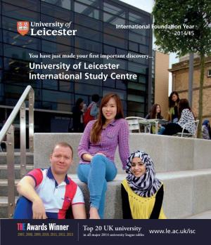 University of Leicester International Study Centre