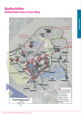 Rotherhithe Rotherhithe Area Vision Map