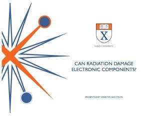 Can Radiation Damage Electronic Components.Pptx