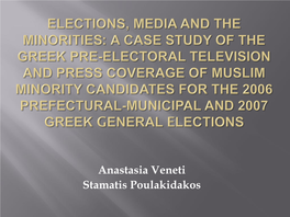 Elections, Media and the Minorities