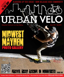 Download This Issue Free Online URBAN VELO.ORG Interurban Double Butted Chromoly, W/Shimano STI Levers
